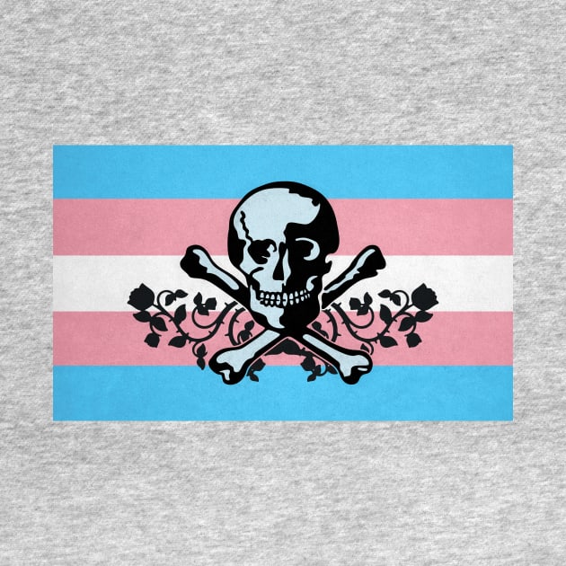 Trans Pride Pirate Flag by BeSmartFightDirty